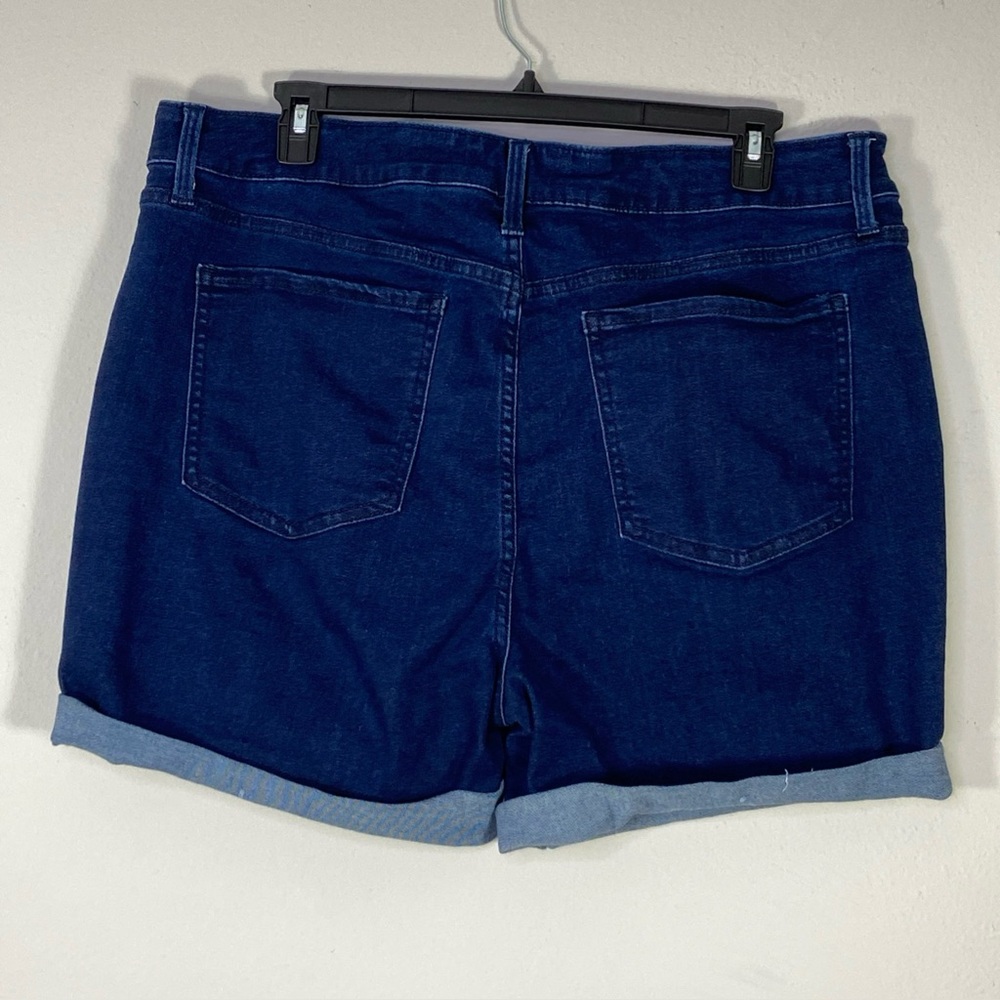 Terra & Sky Women's Size 22W Jean Shorts 5-Pocket Design - Picture 2 of 5